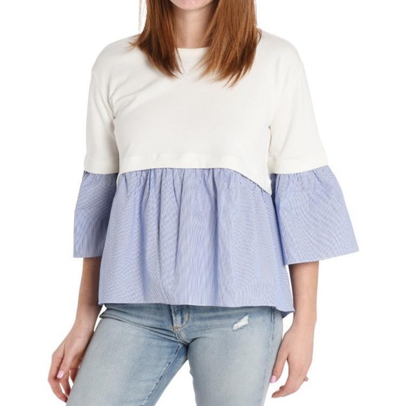 Kindly Layered Poplin Top - Picture 1 of 6